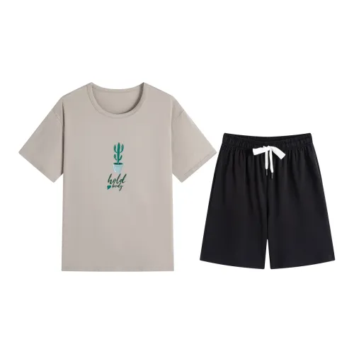 FIRS Pajama Set Men's Light Gray