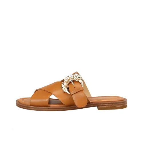 MICHAEL KORS Abrasion Resistant Slide Slippers Women's Orange
