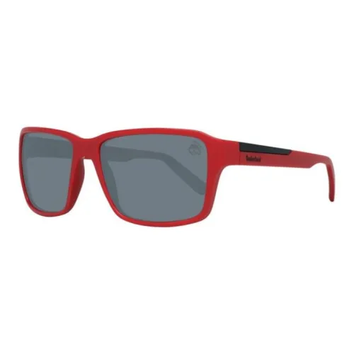 Timberland Acetate Square Sunglasses Men's Red