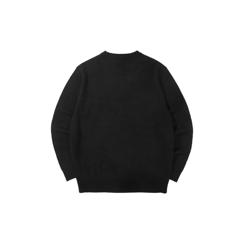 HLA Knitwear Men Black Pattern 87-1