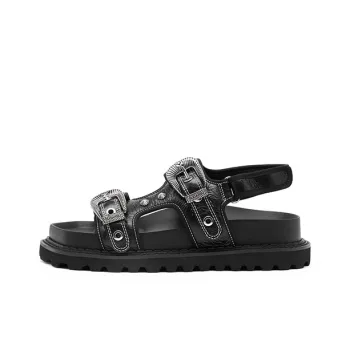 SUGARSU Beach Sandals Women's Black