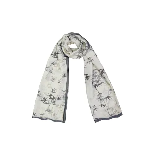 Eucalyptus ornamentation Silk Scarves Women's