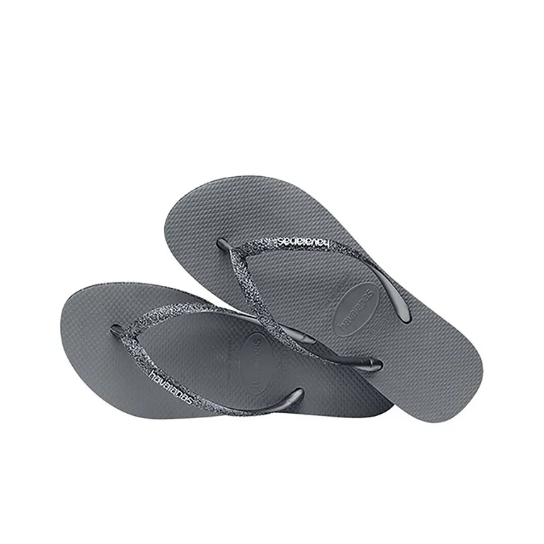 Havaianas Rubber Sole Slide Slippers Unisex Gray-4