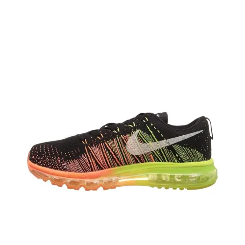 Nike Flyknit Max Black Atomic Orange Volt