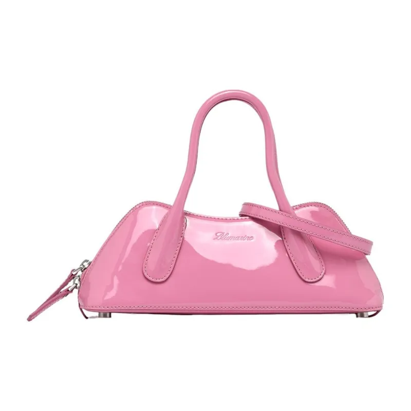 Blumarine Calfskin Shoulder Bag Crossbody Bag Handbag Mini Women's Pink-0