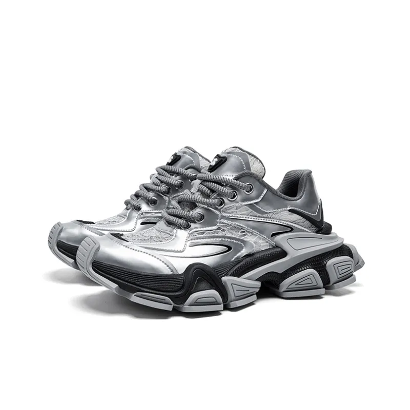 CHERYKALLY Durable Breathable Coverage Low-Top Chunky Sneakers Women's-2