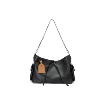 ROBERTA DI CAMERINO Cow Leather Small Tote Bag Tote Bag Bike Bag Crossbody Bag Shoulder Bag Regular Women's Black/White