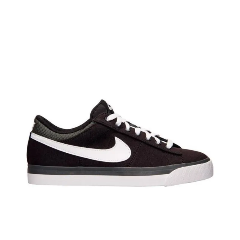 Nike Match Supreme TXT Anti-Slip Wear-Resistant Low-Top Skateboard Shoes Men's Black White-1