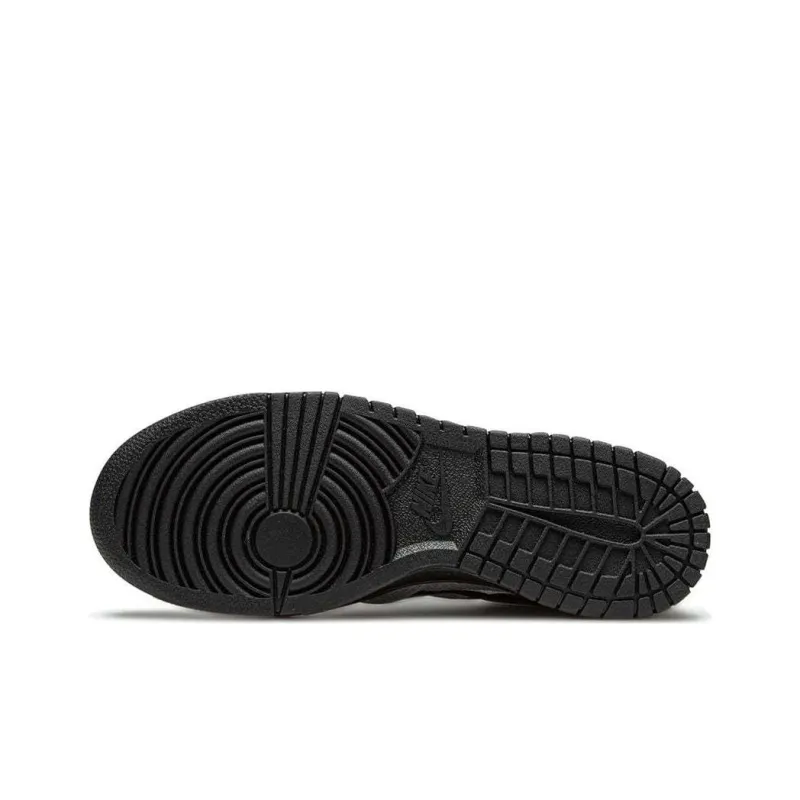OFF-WHITE x Nike Dunk Anti-Slip Wear-Resistant Low-Top Skateboard Shoes Men's Black Gray-4