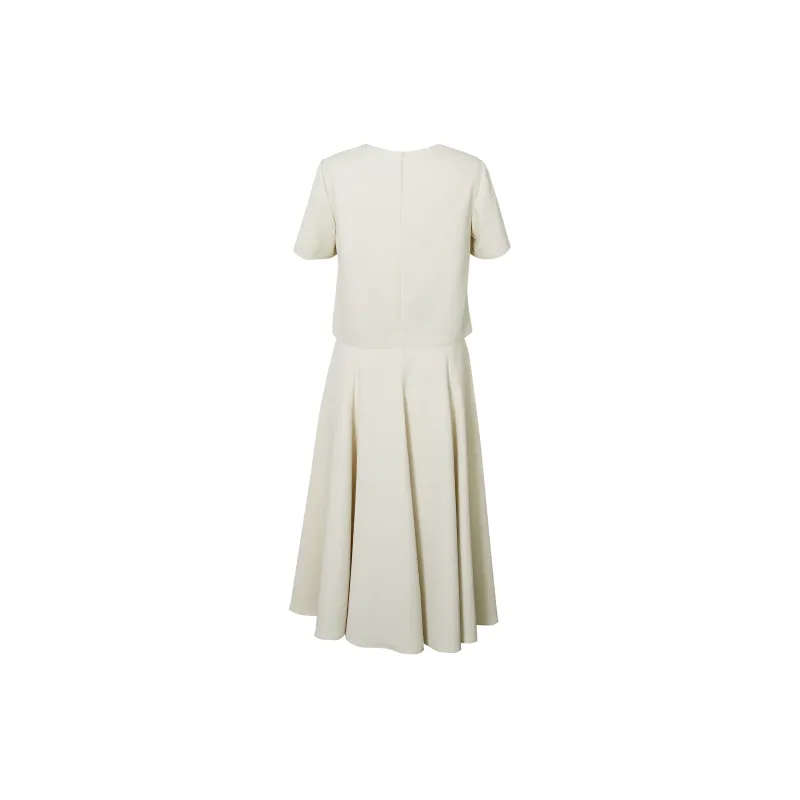 ROEYSHOUSE Skirt Set Women's Beige Yellow-1