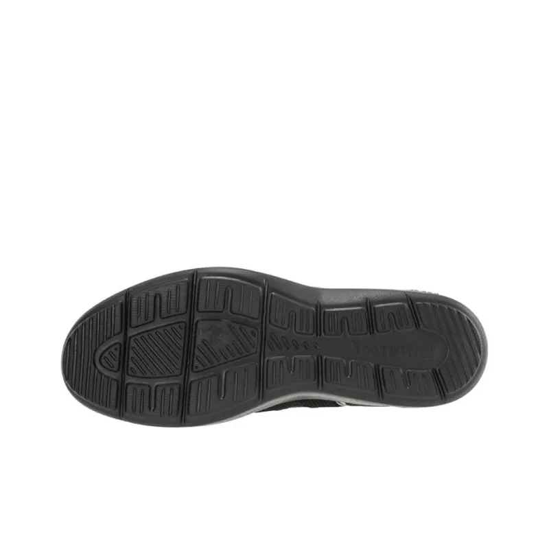 Le Coq Sportif LA RHONE Slip Resistant, Abrasion Resistant, Breathable Low Top Casual Shoes Women's Black-4
