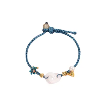 Strange Colored Glaze Jade Bracelets Unisex