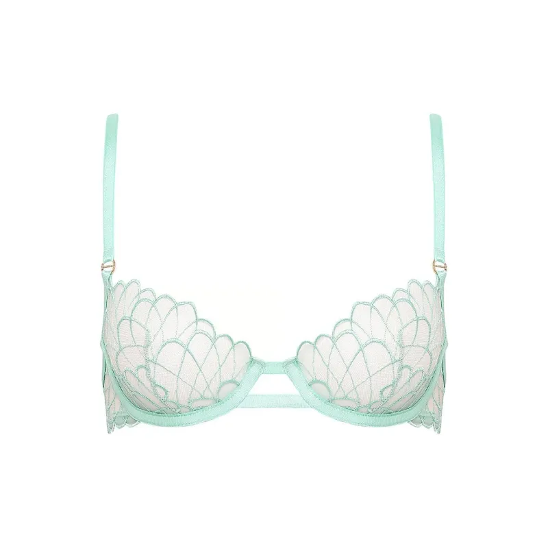 Victoria's Secret BLUEBELLA Rosetta Wired Bra Yucca Green Bra Women's 1 Pack Orchid Green-0