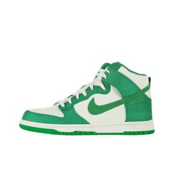 Nike Dunk High Durable Breathable High-Top Skateboard Shoes Unisex Green
