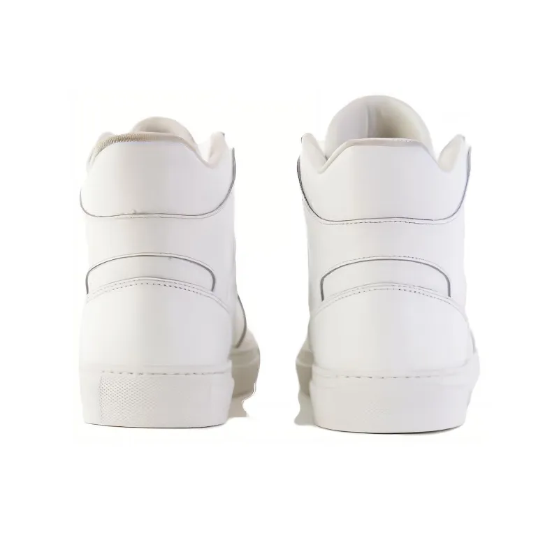 Roberto Cavalli High-Top Skateboard Shoes Women's White-3