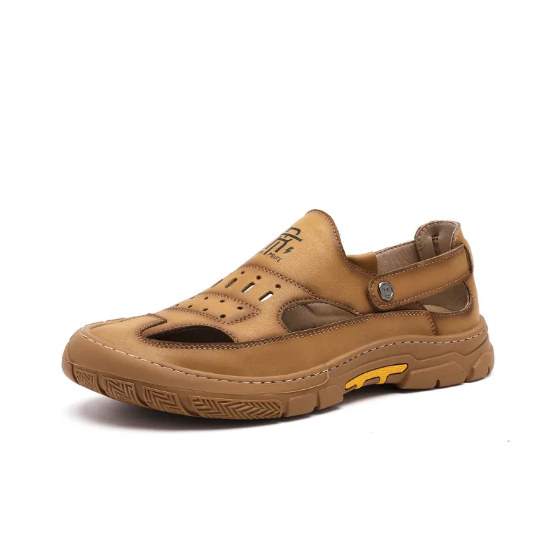 TRUMPPIPE Beach Sandals Men's Yellow-1