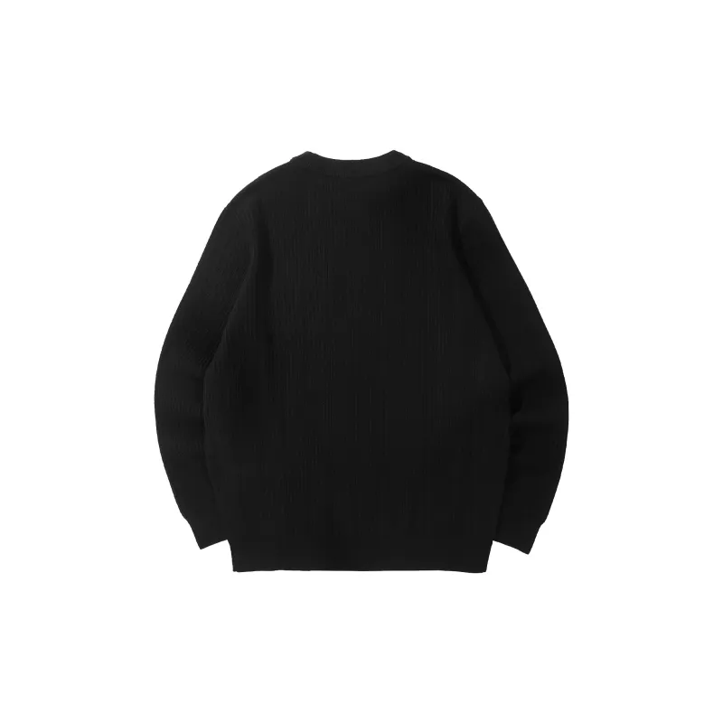 HLA Crew Neck Embroidered Long Sleeved Knitwear Men's-1