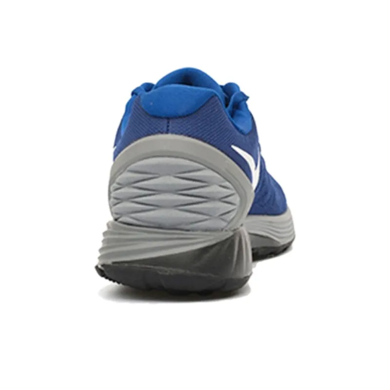 Nike Lunarglide 6 Cushioning Wear Resistant Low Top Running Shoes Men's Blue-2