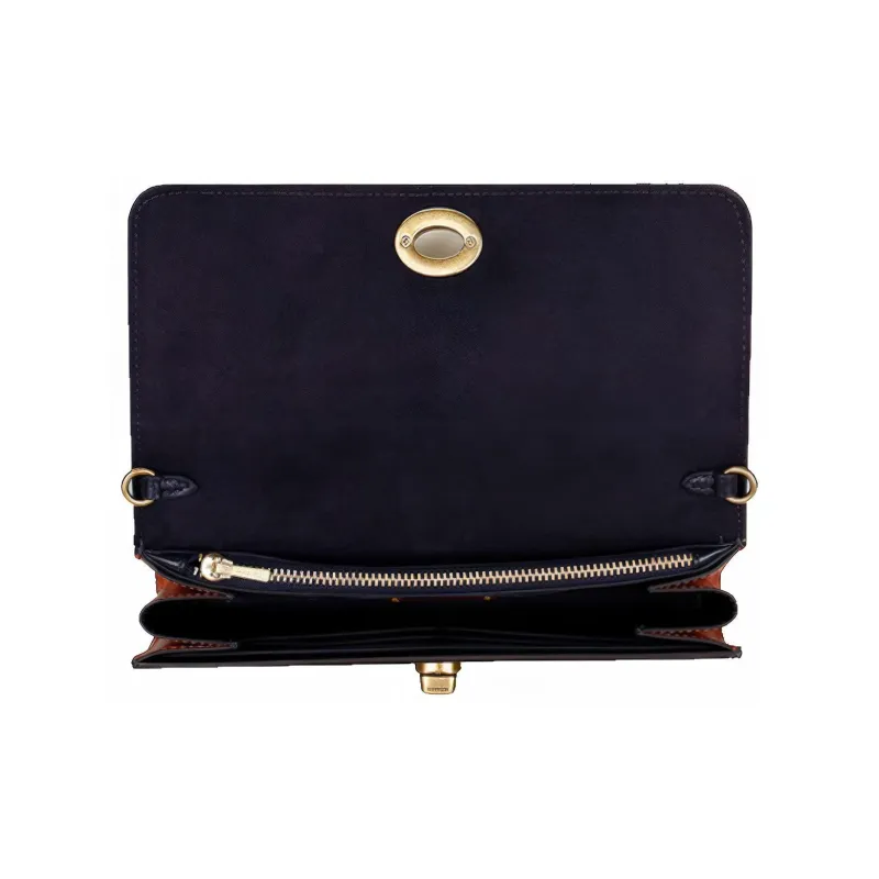 COACH Marlow Canvas With Leather Shoulder Bag Crossbody Bag Regular Women's Black & Brown Monogram-5