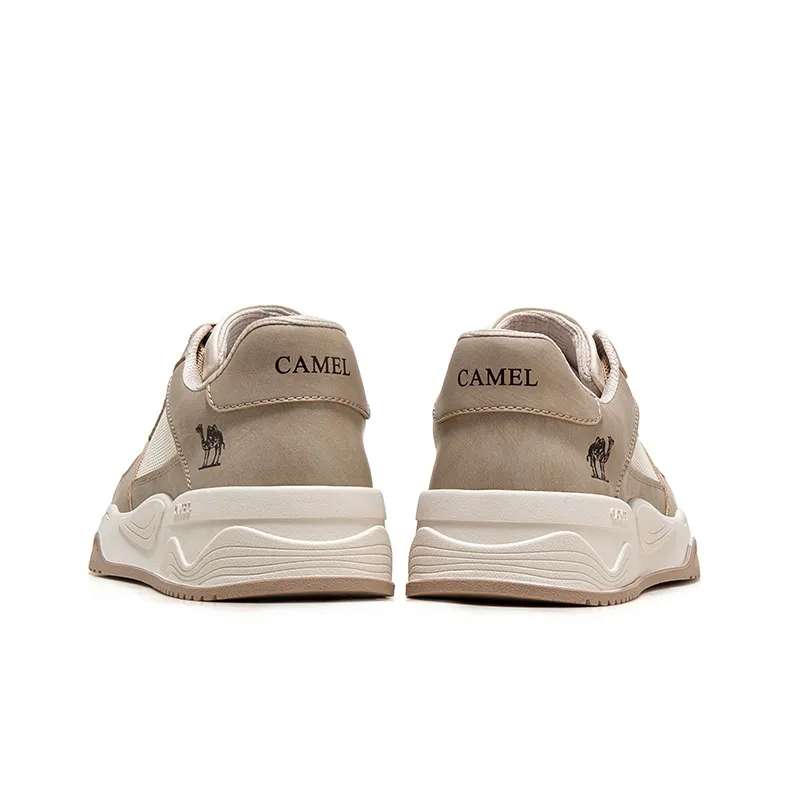 CAMEL Puffy Shoes Wear-Resistant Low-Top Skateboard Shoes Men's-8