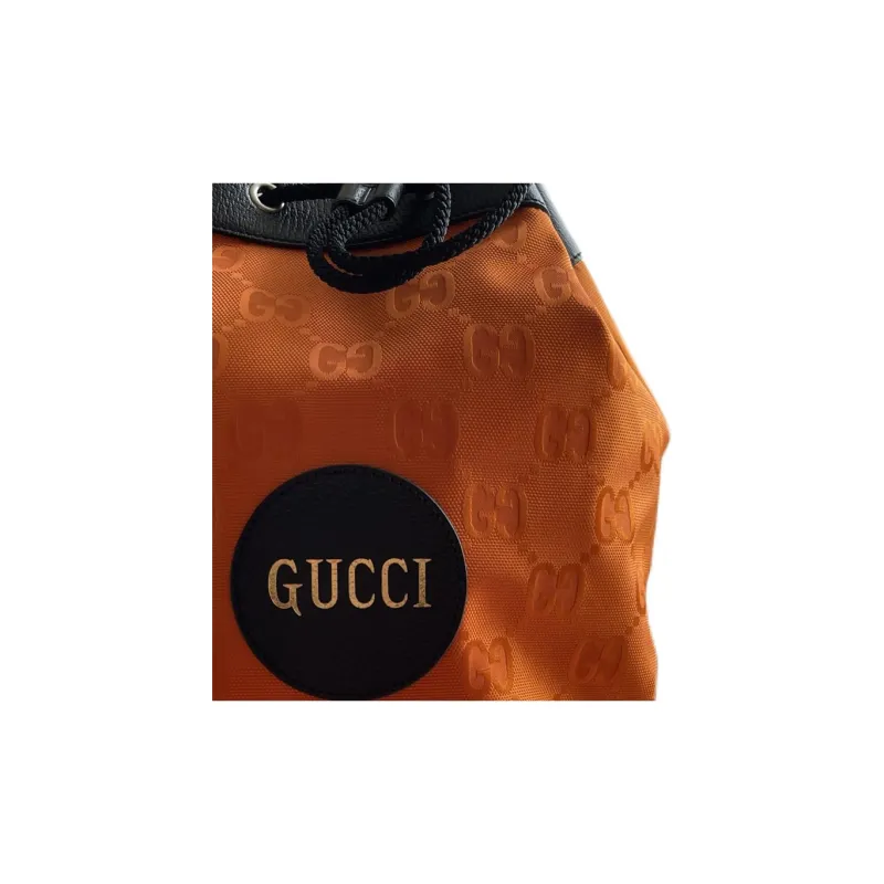 GUCCI Cow Leather Backpack Men's Orange-1