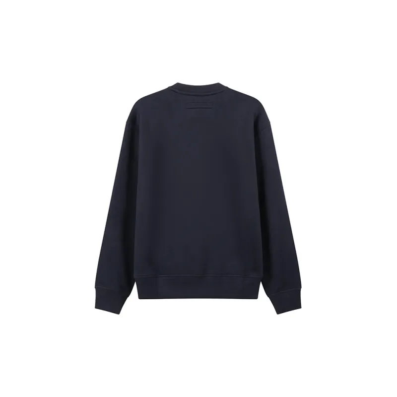 Ermenegildo Zegna Logo Prrinted Crewneck Sweatshirt-1