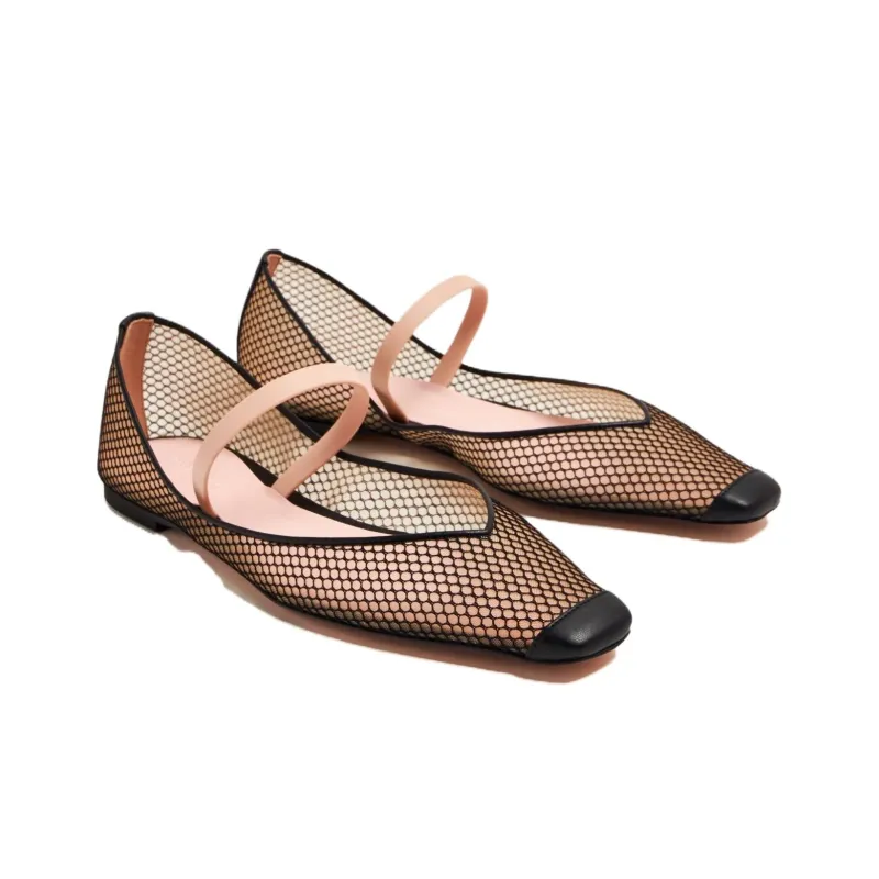 Pīferi Tremaine Mesh Ballerina Shoes-2