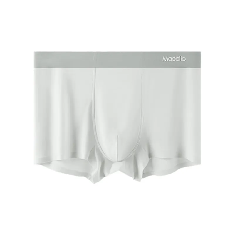 MADALLO Underpants Men's 1 Pack Light Gray-0
