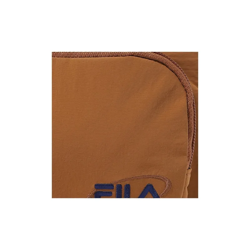 FILA Polyester Shoulder Bag Crossbody Bag Mini Unisex Brown-3