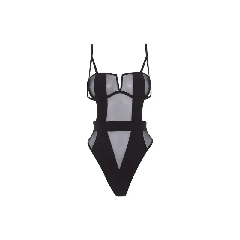 Victoria's Secret BLUEBELLA Orla Wired Body / Black Bodysuits Women's Black-0