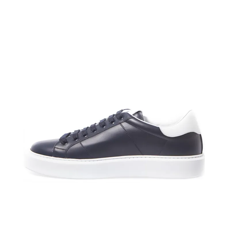 Roberto Cavalli Low-Top Skateboard Shoes Men's Blue-1