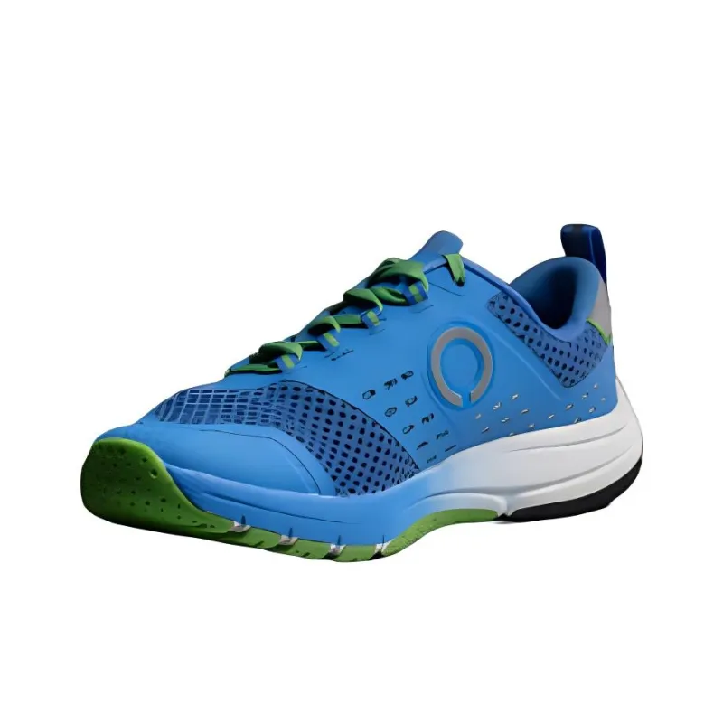 SKORA Cushioned Slip-Resistant Low-Top Casual Running Shoes Men's Blue White-2