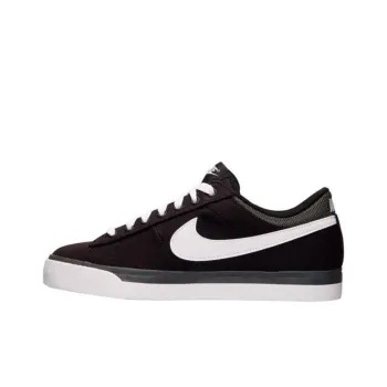Nike Match Supreme TXT Anti-Slip Wear-Resistant Low-Top Skateboard Shoes Men's Black White