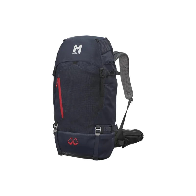 MILLET Recycled Polyamide Blend With Recycled Polyester Outdoor Hiking Bag Backpack Unisex Marine Blue-1