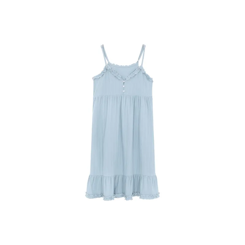 MADALLO Pajama Set Women's Steel Blue-0