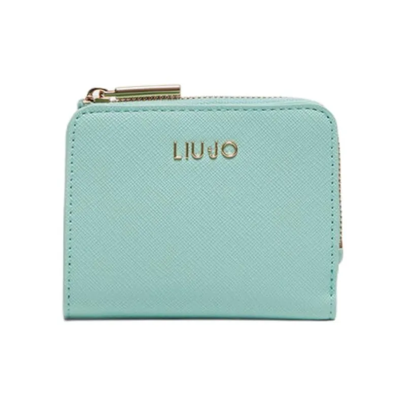 LIU·JO PU Card Clip Card Holder Women's Mint Green-0