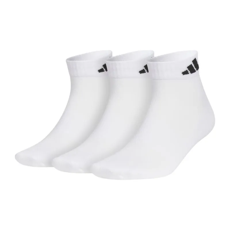 Adidas Ankle Socks Unisex 3 Pack White/Black-0