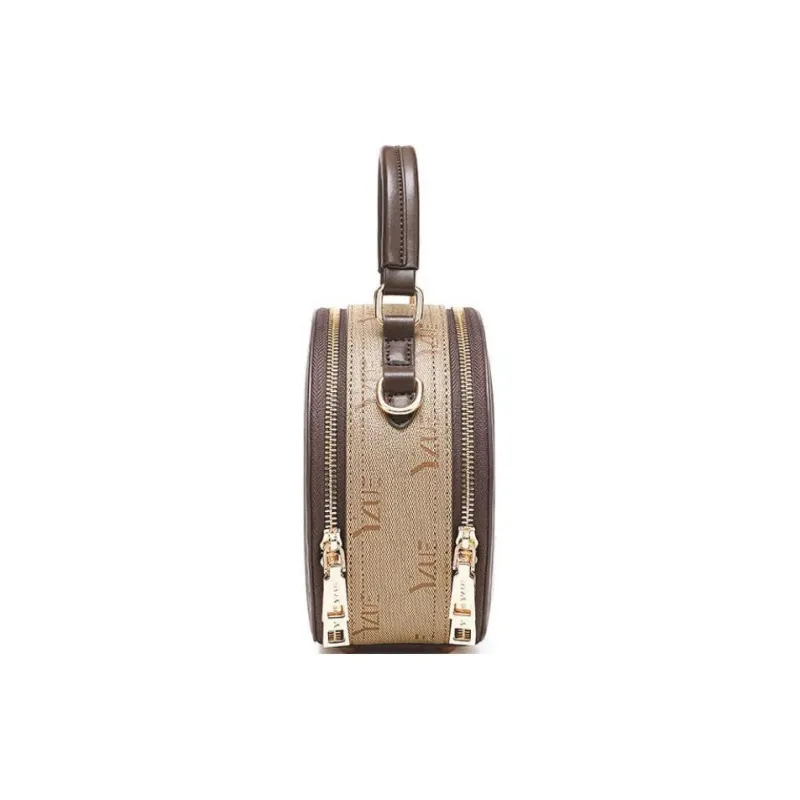 YZUE Pvc Crossbody Bag Women's Coffee-2