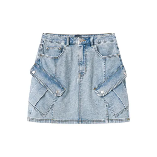 GAP Denim Short Skirts Women's Light Blue