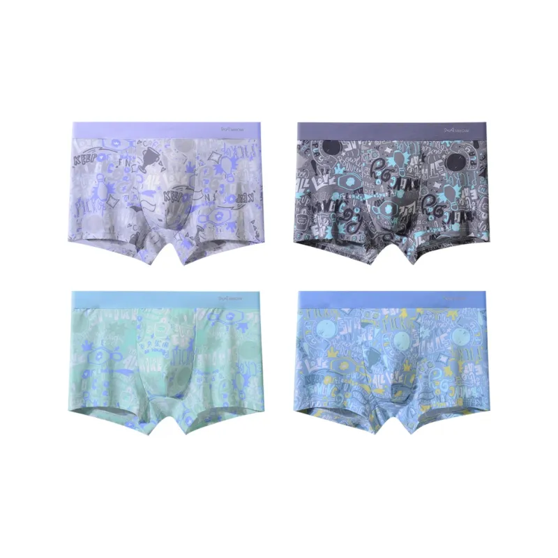MIIOW Trend Party Series Underpants Men's 4 Pack-2