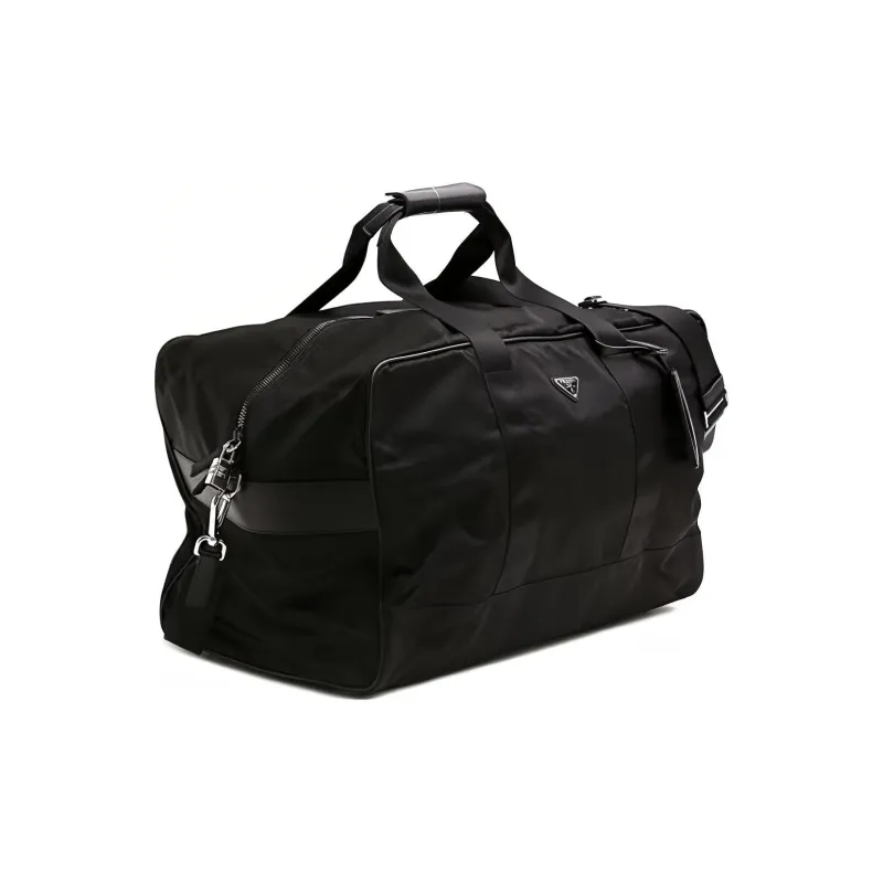 PRADA Polyester Handbag Shoulder Bag Crossbody Bag Travel Bag Men's Black-1