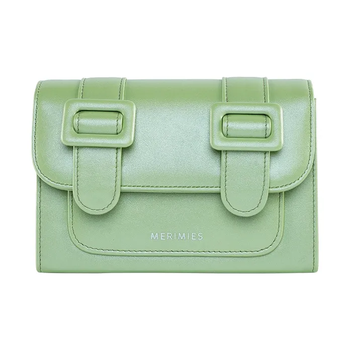 MERIMIES Artificial Leather Shoulder Bag Regular Women's Green-3