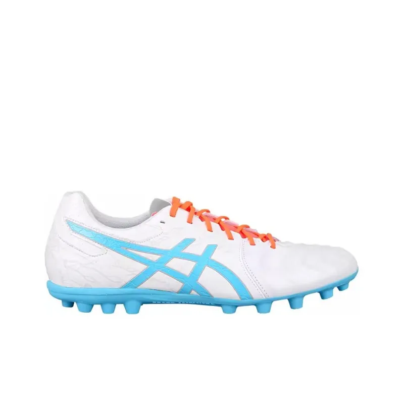 Asics Ds Light Club AG Rubber Short Studs Anti Slip Wear Resistant Soccer Shoes Men's White Blue-1
