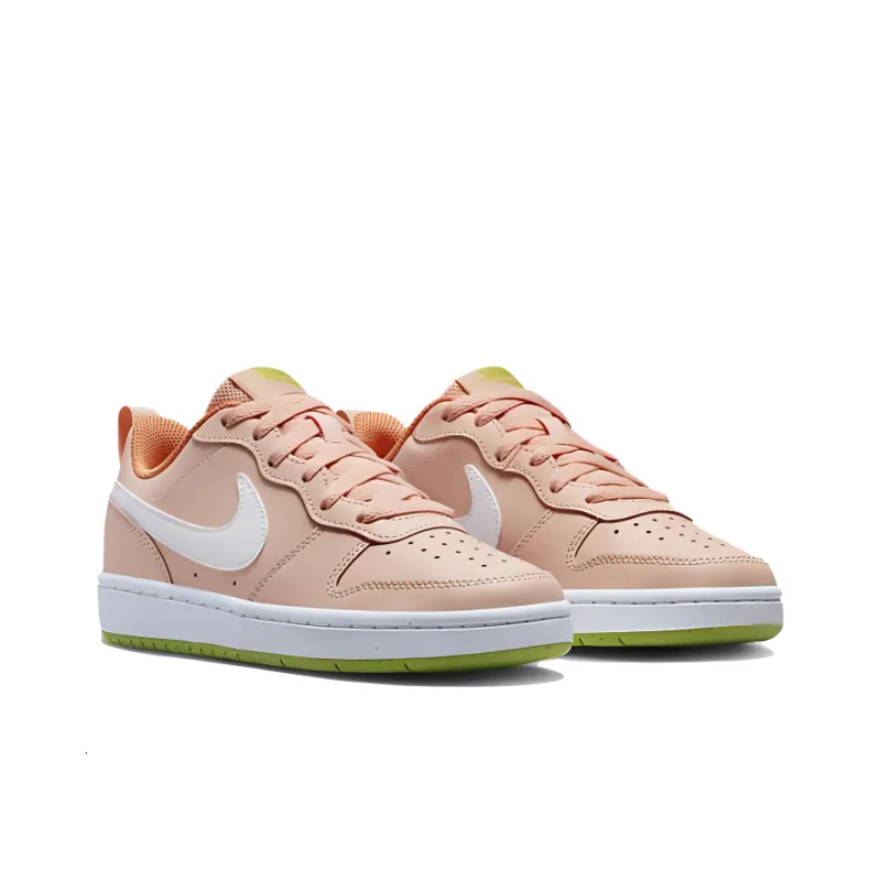 Nike Court Borough Low 2 'Pink White' Gs-3