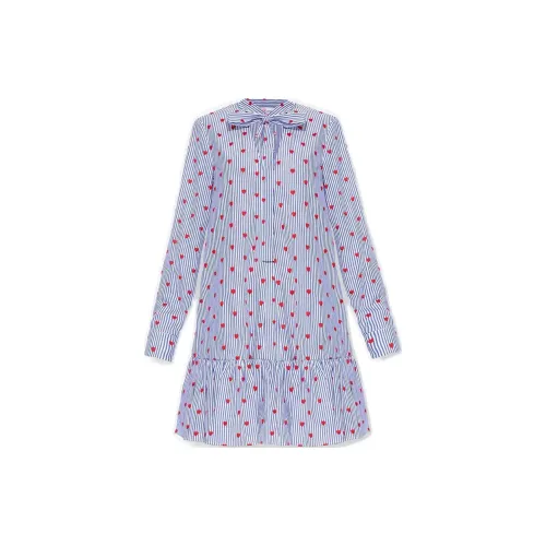 RED VALENTINO Long-Sleeved Dresses Women's Blue