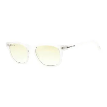 LACOSTE Rectangular Sunglasses Men's White