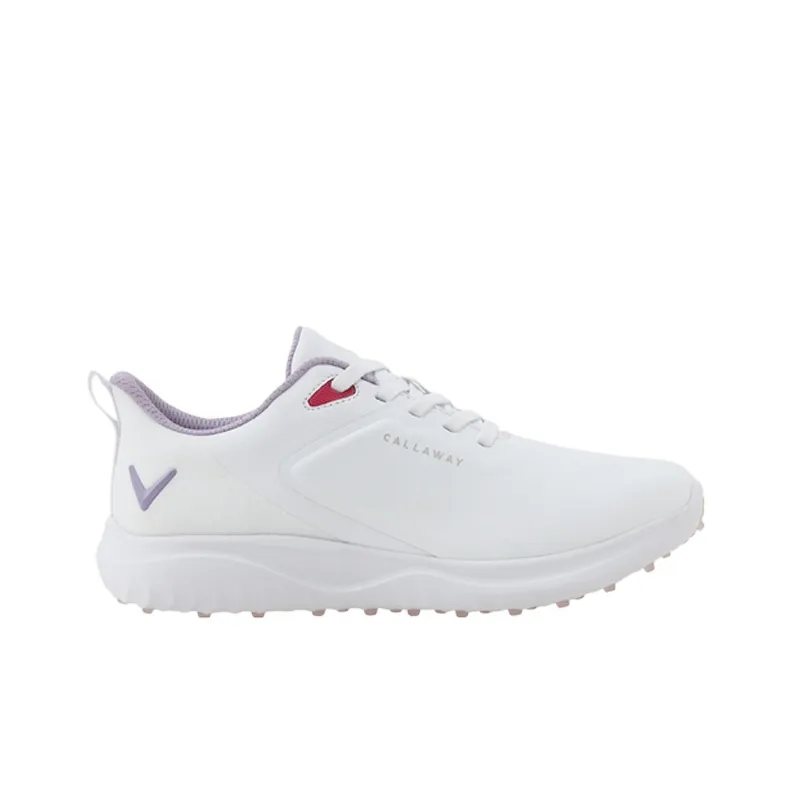 Callaway Golf Shoes Women's Mid Top White/Beige-3