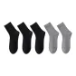 Black *3+Heather Gray *2