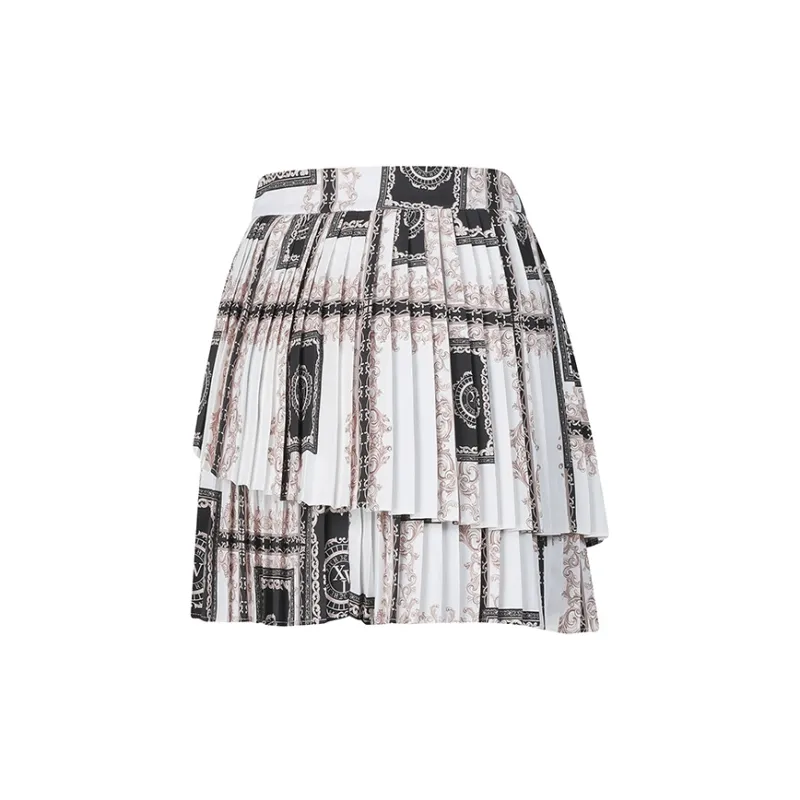 FILA Casual Short Skirts Women's All Over Print-2