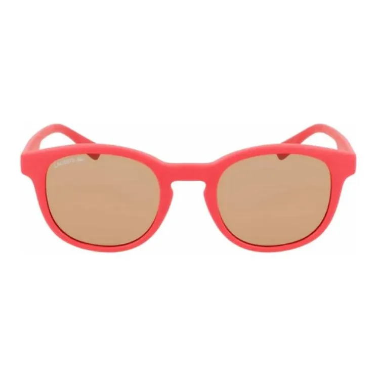 LACOSTE Round Sunglasses Kids' Red-1